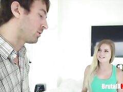 Brother Brutally Fucks Sister's Cunt - Chloe Foster